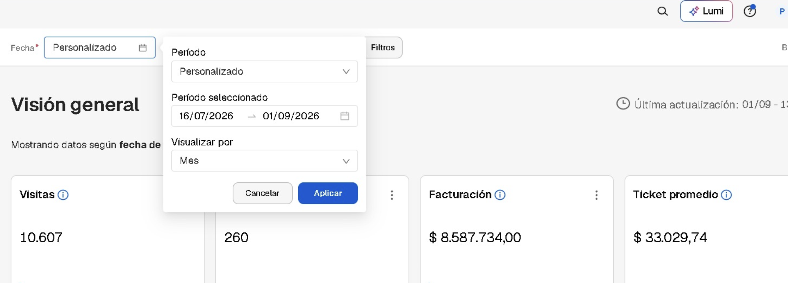 Captura de resultados de la tienda de Emanuel · Productos para bebé