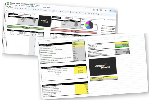 Vista de Calculadora y checklist