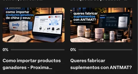 Vista de Directorio privado de proveedores e importación